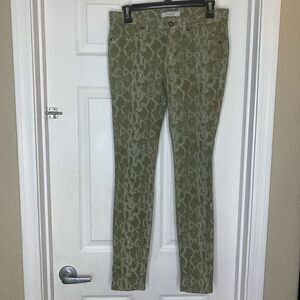 Rich & Skinny Snakeskin Print Jeans
